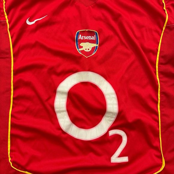 Vintage 2004-2005 Nike Arsenal O2 Home Jersey Size M - Picture 2 of 8